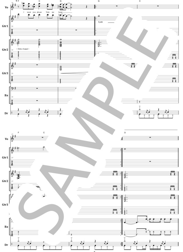 楽譜】GUNS N' ROSES / PARADISE CITY バンド・スコア from68 / GUNS N