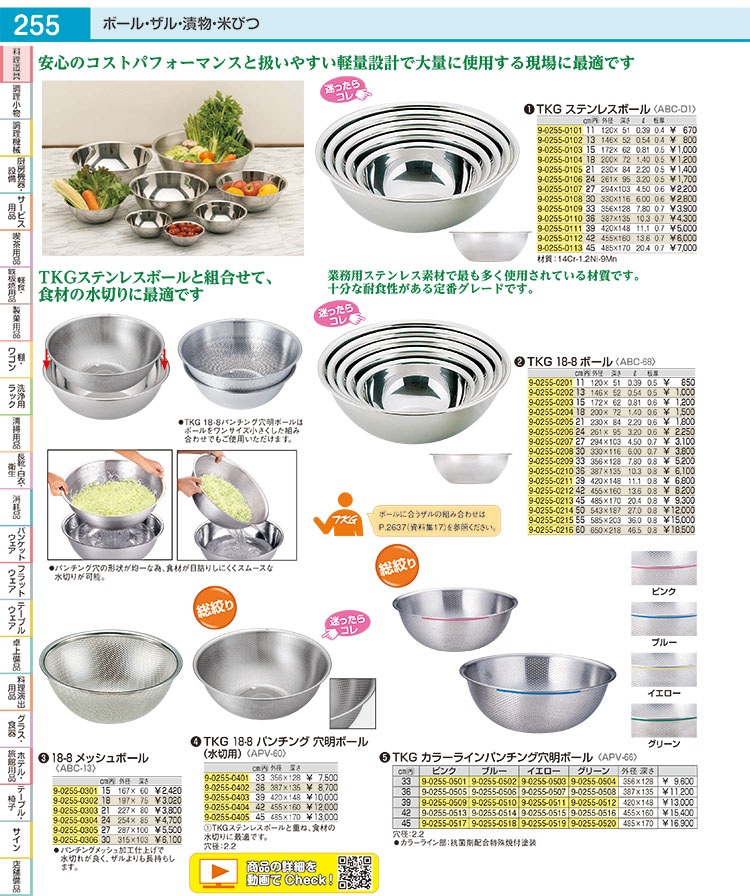 楽天市場】遠藤商事 / TKG18-8ボール 24cm【ミキシングボウル