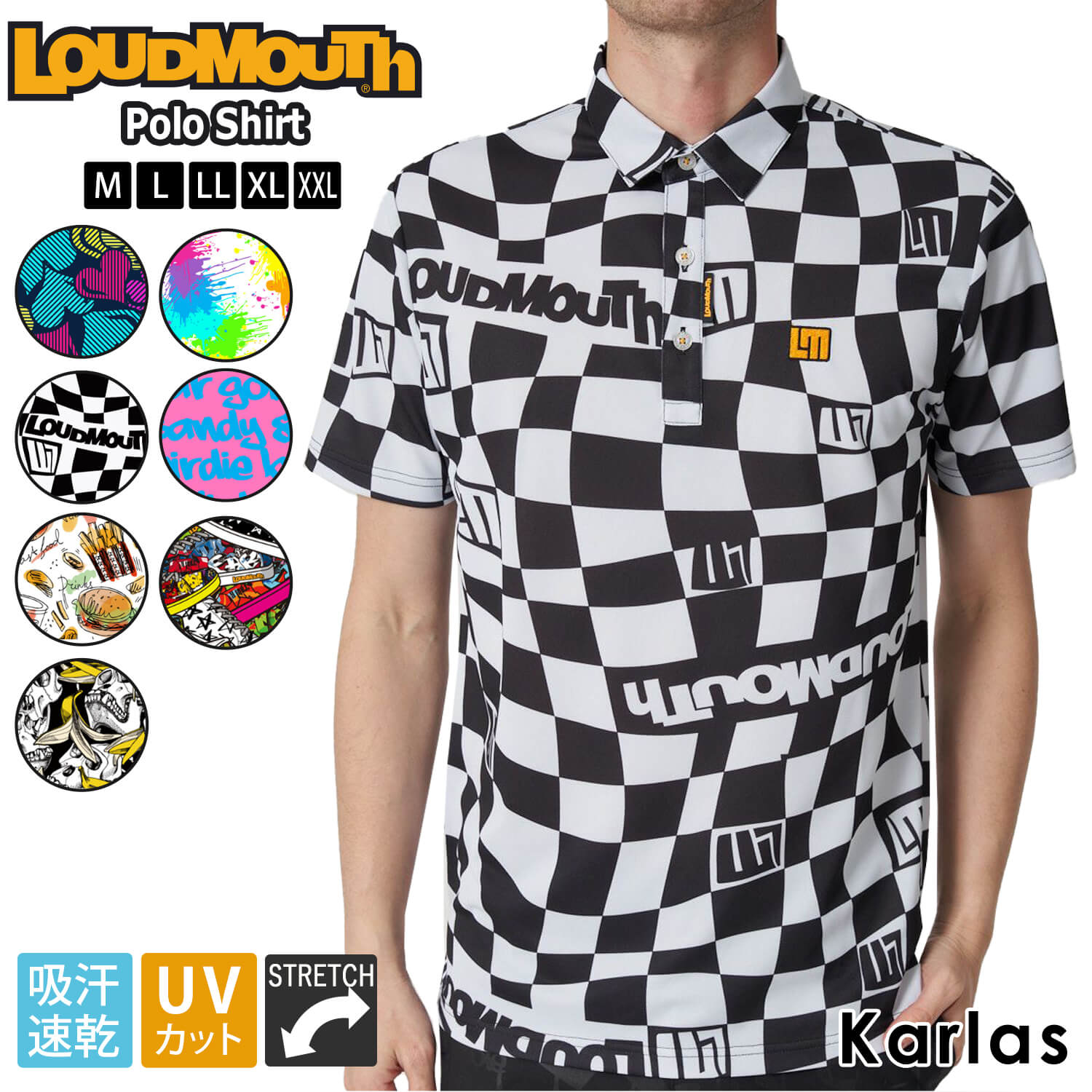 楽天市場】【在庫処分!】 ラウドマウス ゴルフウェア トップス