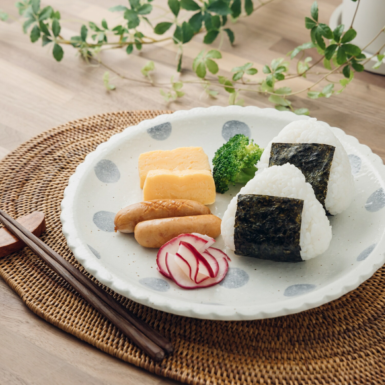 楽天市場】ブルードット 水玉 大皿 4枚 食器セット 送料無料 日本製