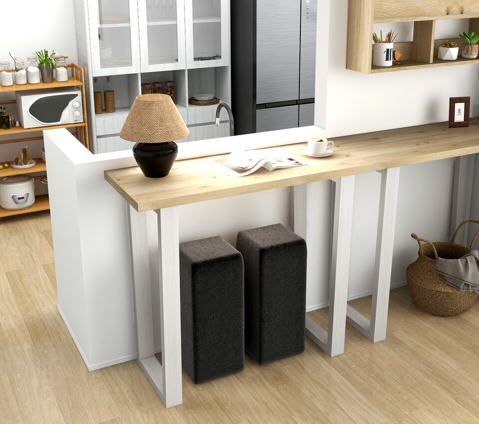 楽天市場】バーテーブル カウンターテーブル 高さ105cm 2人掛け