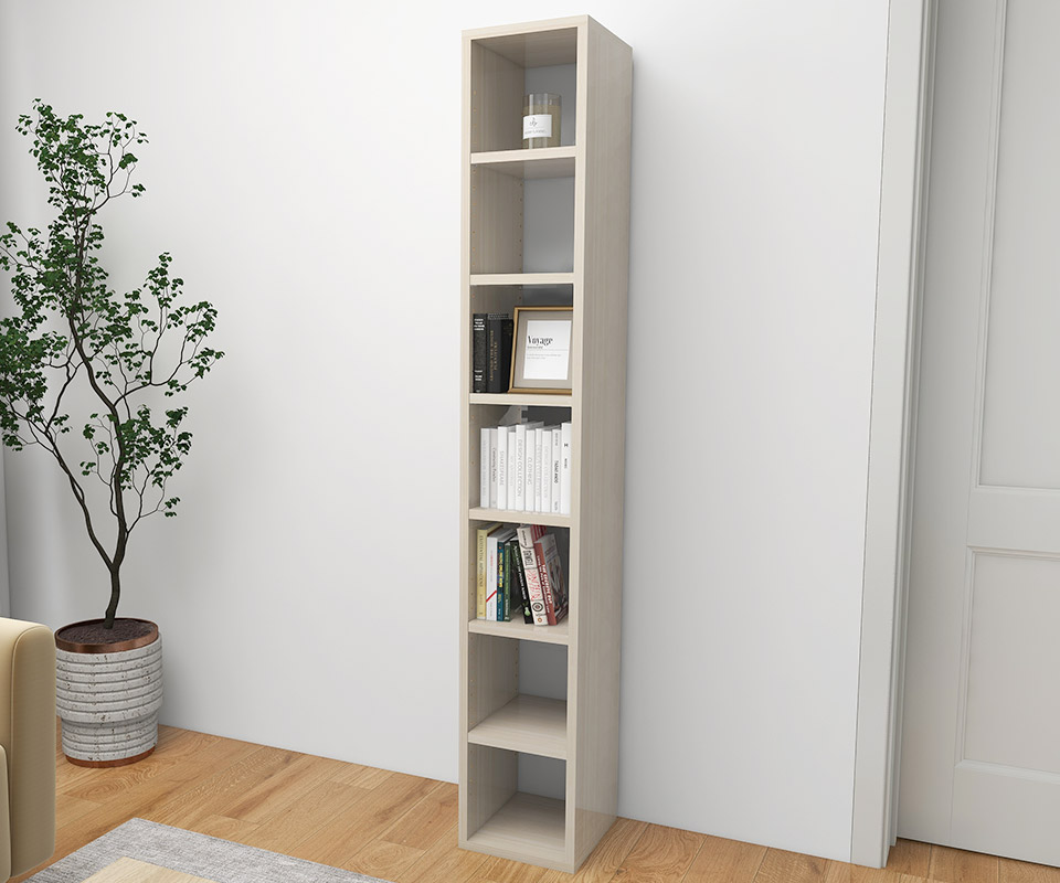 楽天市場】本棚 縦長 ホワイト ラック オープンラック ディスプレイ