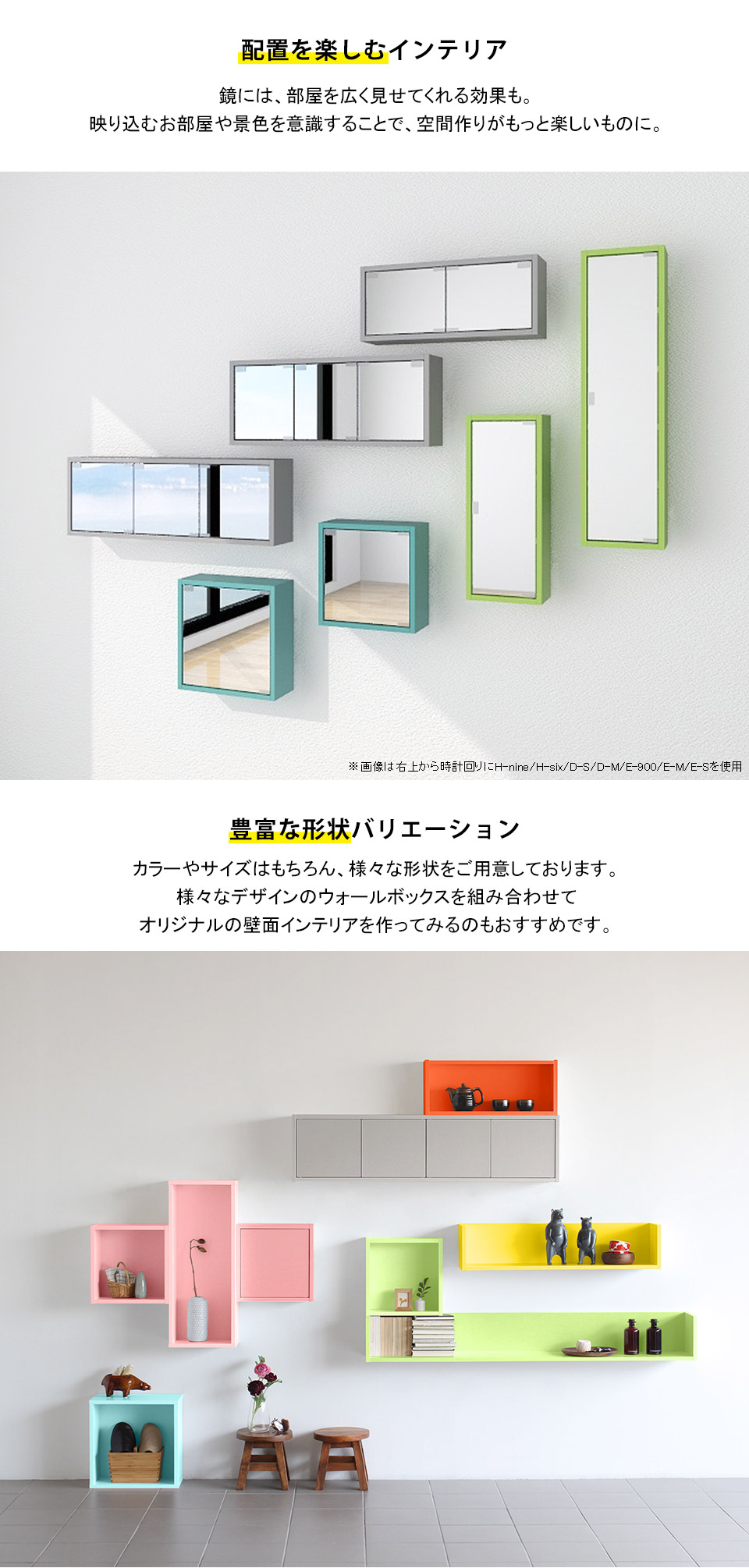 楽天市場】ミラーキャビネット 壁掛け 棚 鏡 収納付き 収納 ウォール