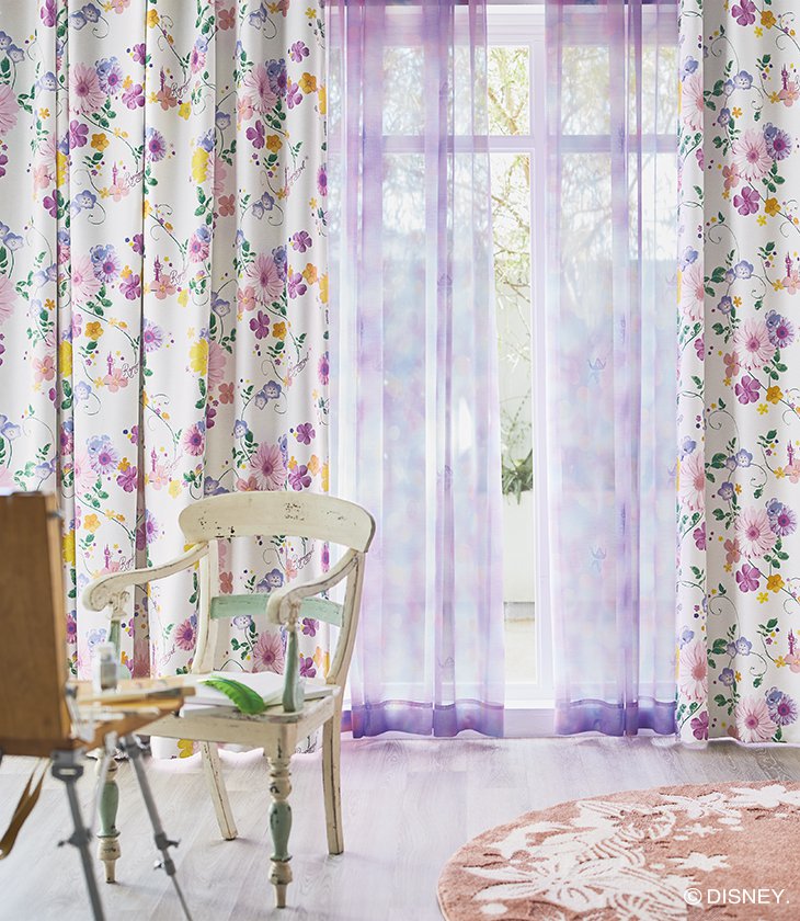 楽天市場】[P10倍 3/8 23:59迄] 遮光 カーテン PRINCESS/Tangled