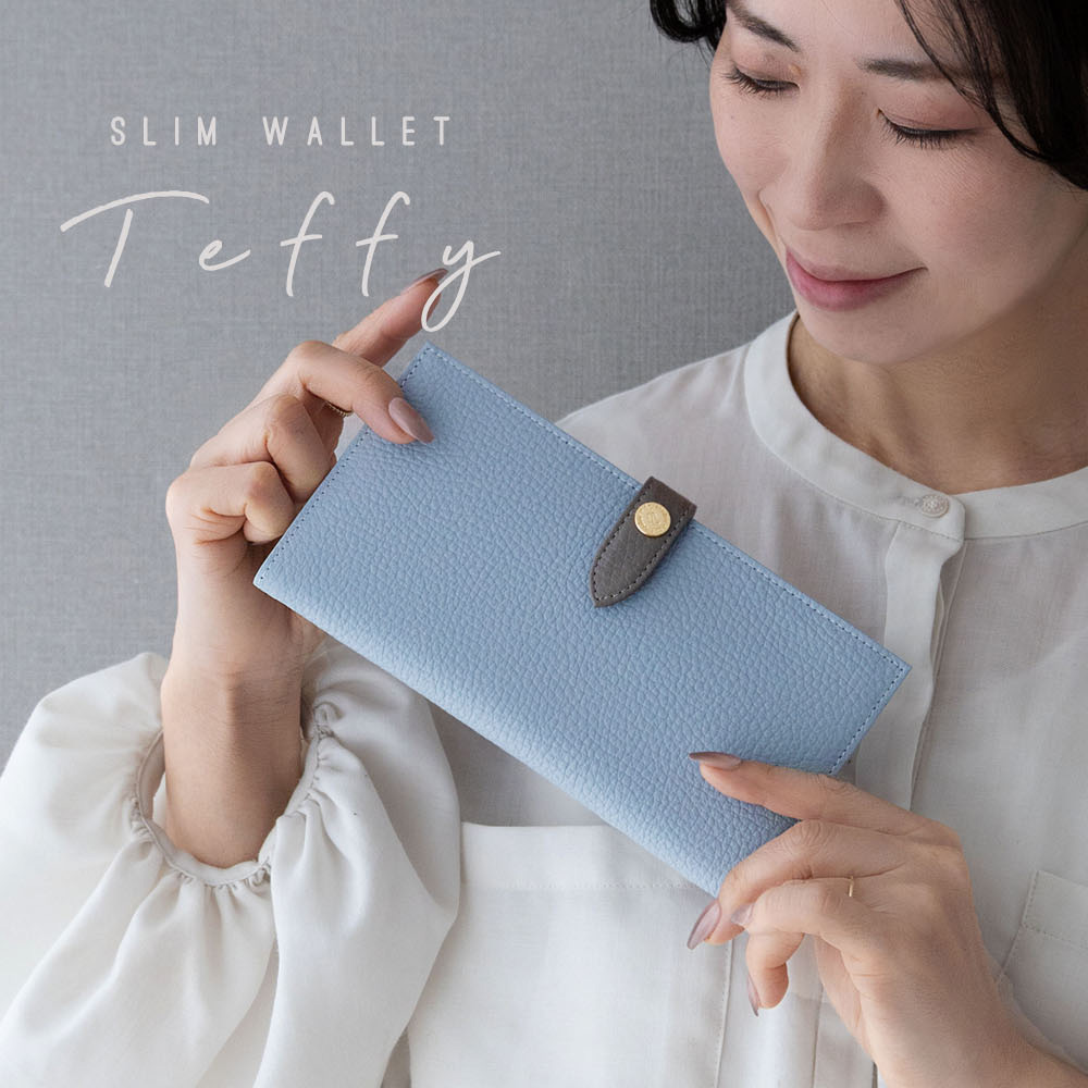 長財布 スリム ウォレット Teffy -テフィ doracoluv(ドラコラブ) 神戸