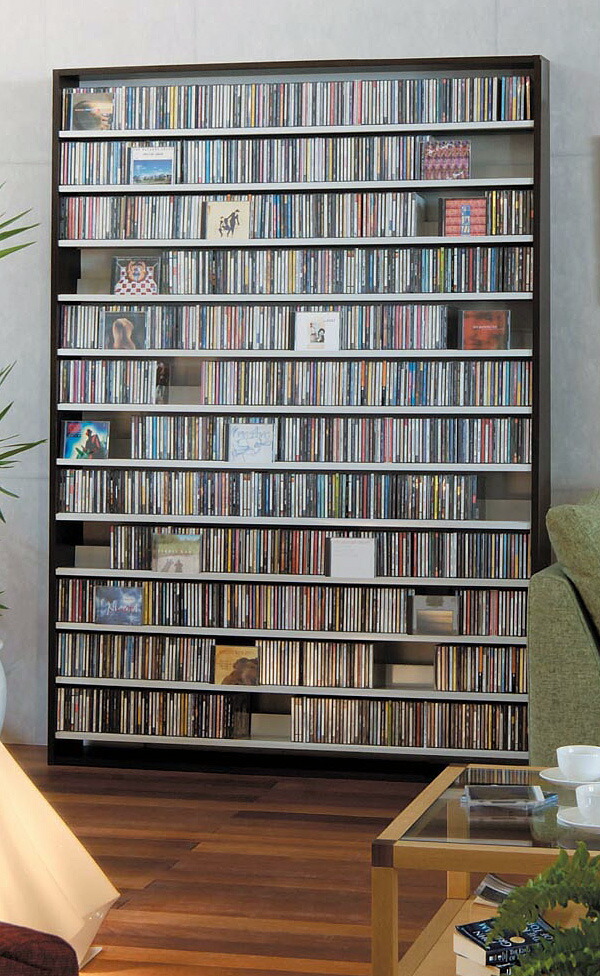 楽天市場】CD屋さんのCDラック 大容量 CD1668枚収納可能 インデックス