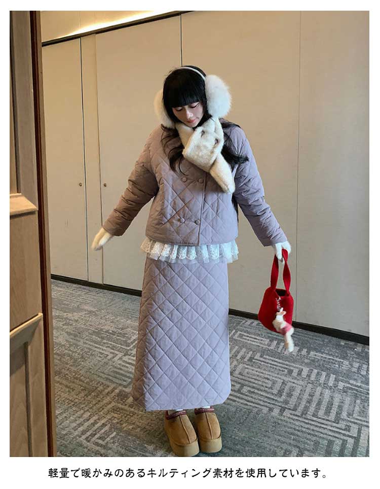 楽天市場】きれいめ キルティングジャケット レディース キルティング