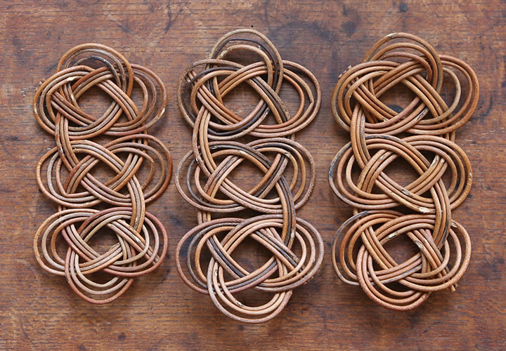 楽天市場】山の形 あけびのトレイ 藁細工 SAKICHIL 小物トレー