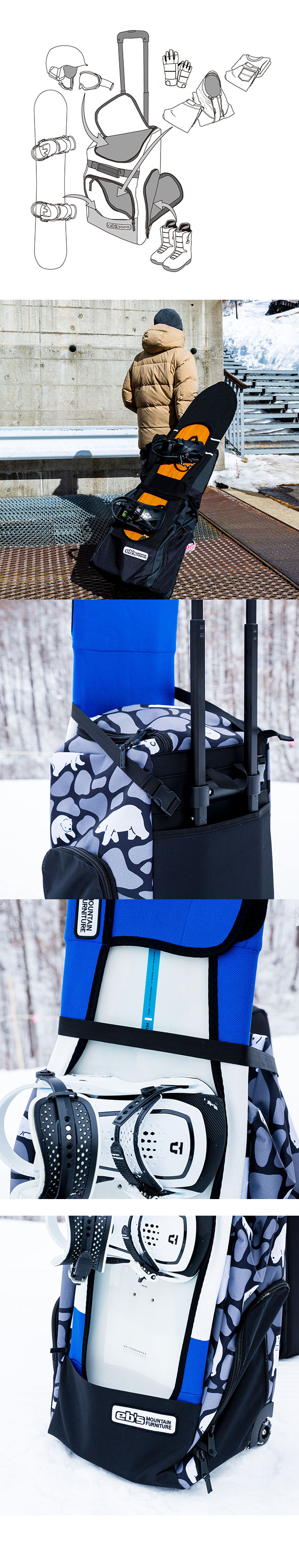 楽天市場】eb's エビス コンテナウィール CONTAINER WHEEL メンズ