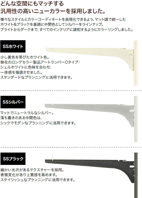 楽天市場】【全品対象200円OFFクーポン】棚受（樹脂棚板用）アーム