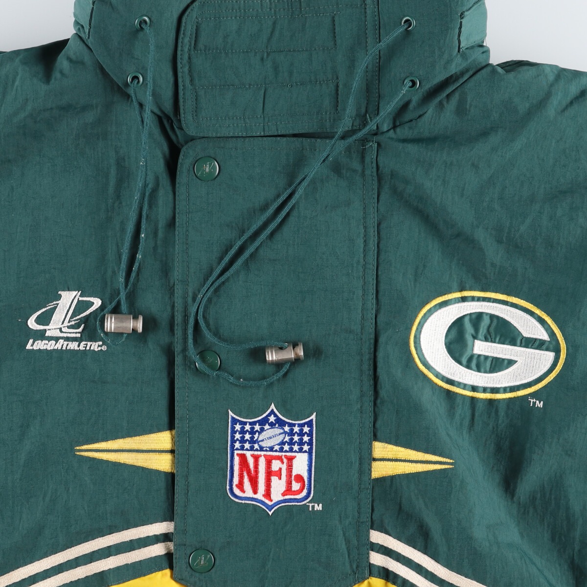 古着 90年代 LOGO ATHLETIC NFL GREEN BAY PACKERS グリーンベイ