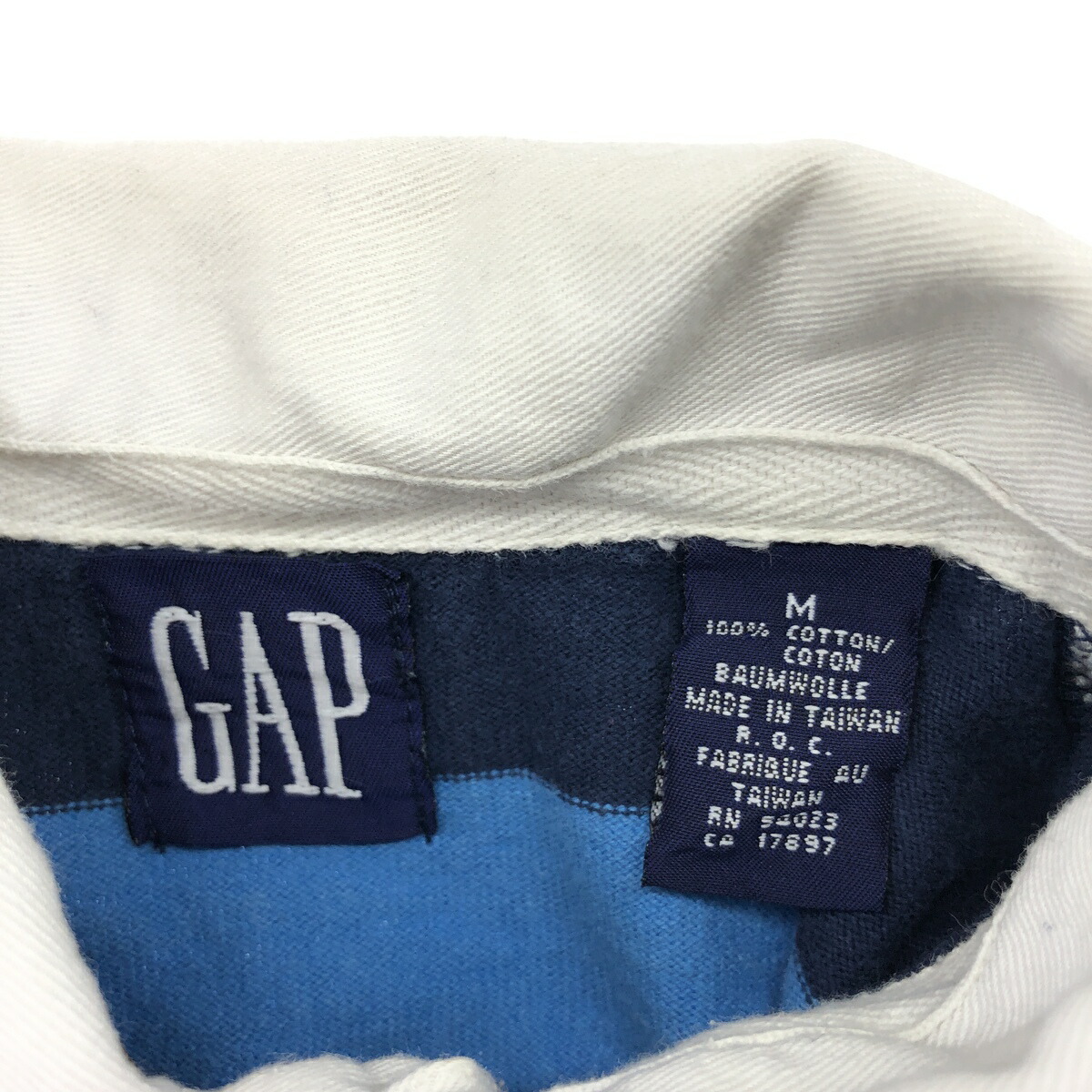 古着 90年代 ギャップ GAP オールドギャップ ボーダー柄 長袖 ラガー