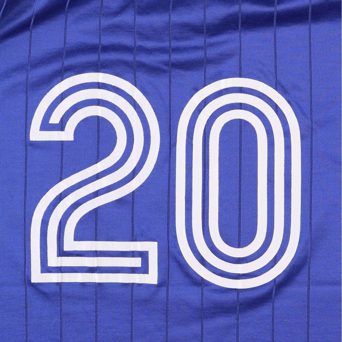 古着 80～90年代 アディダス adidas ストライプ柄 Vネック サッカー