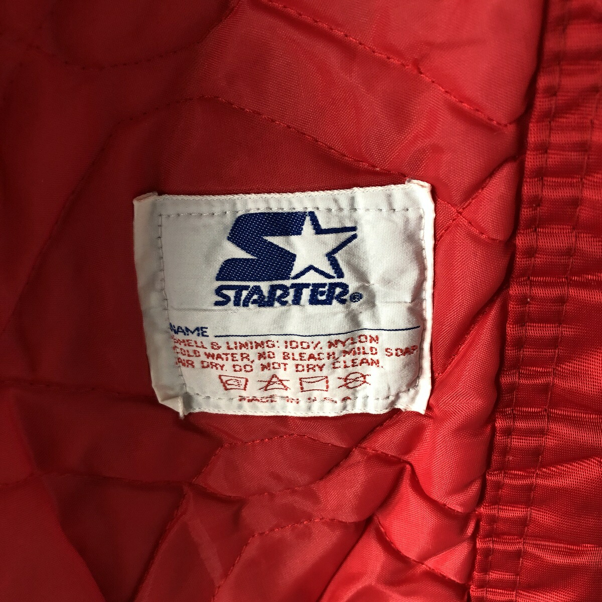 古着 90年代 スターター Starter NBA CHICAGO BULLS シカゴ ブルズ