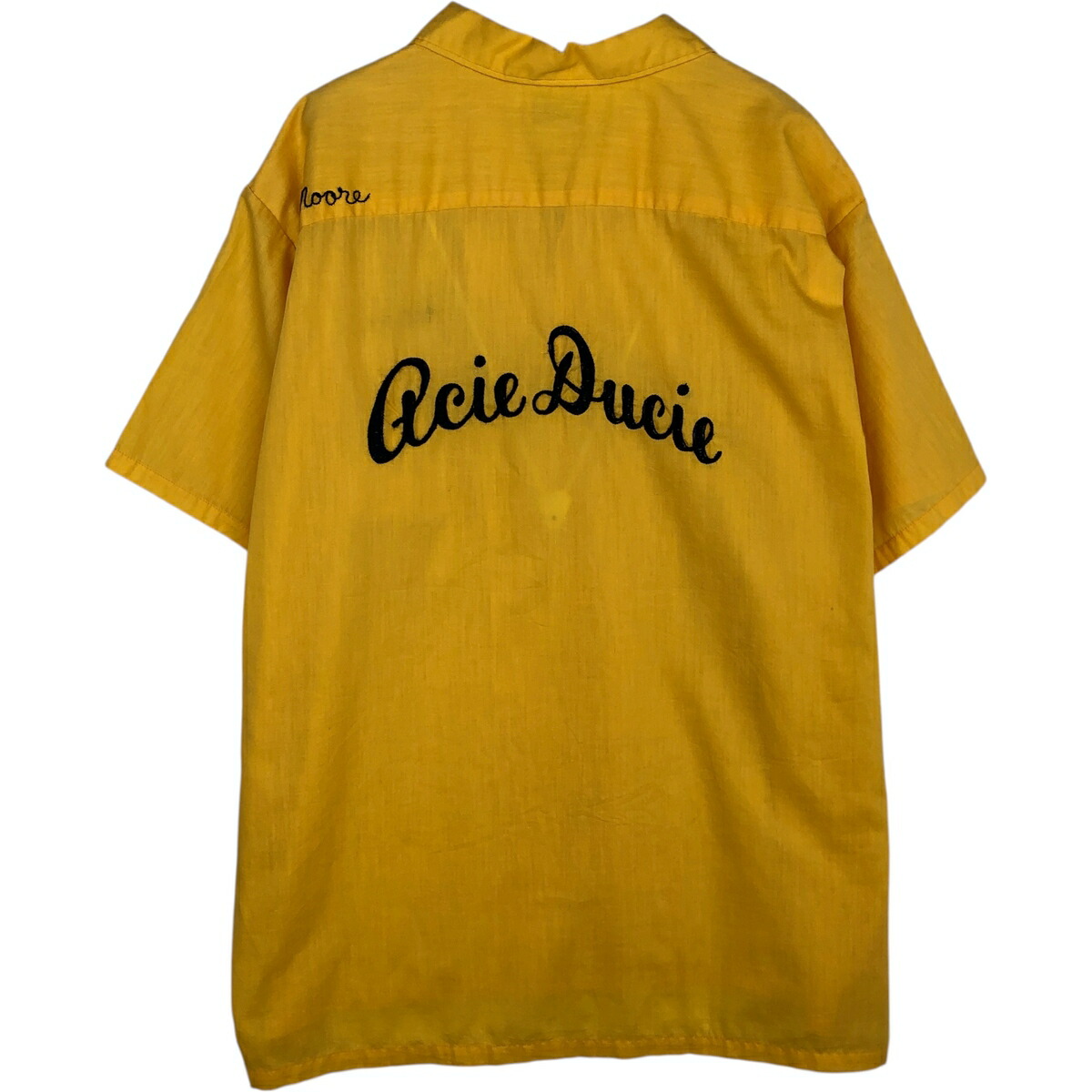 古着 ～70年代 ヒルトン HILTON オープンカラー ボウリングシャツ