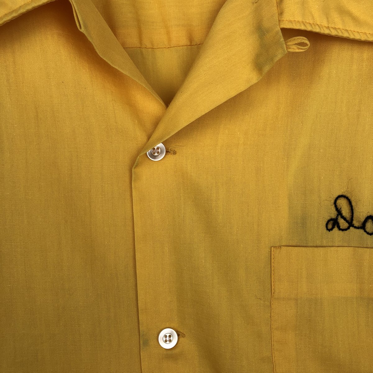 古着 ～70年代 ヒルトン HILTON オープンカラー ボウリングシャツ