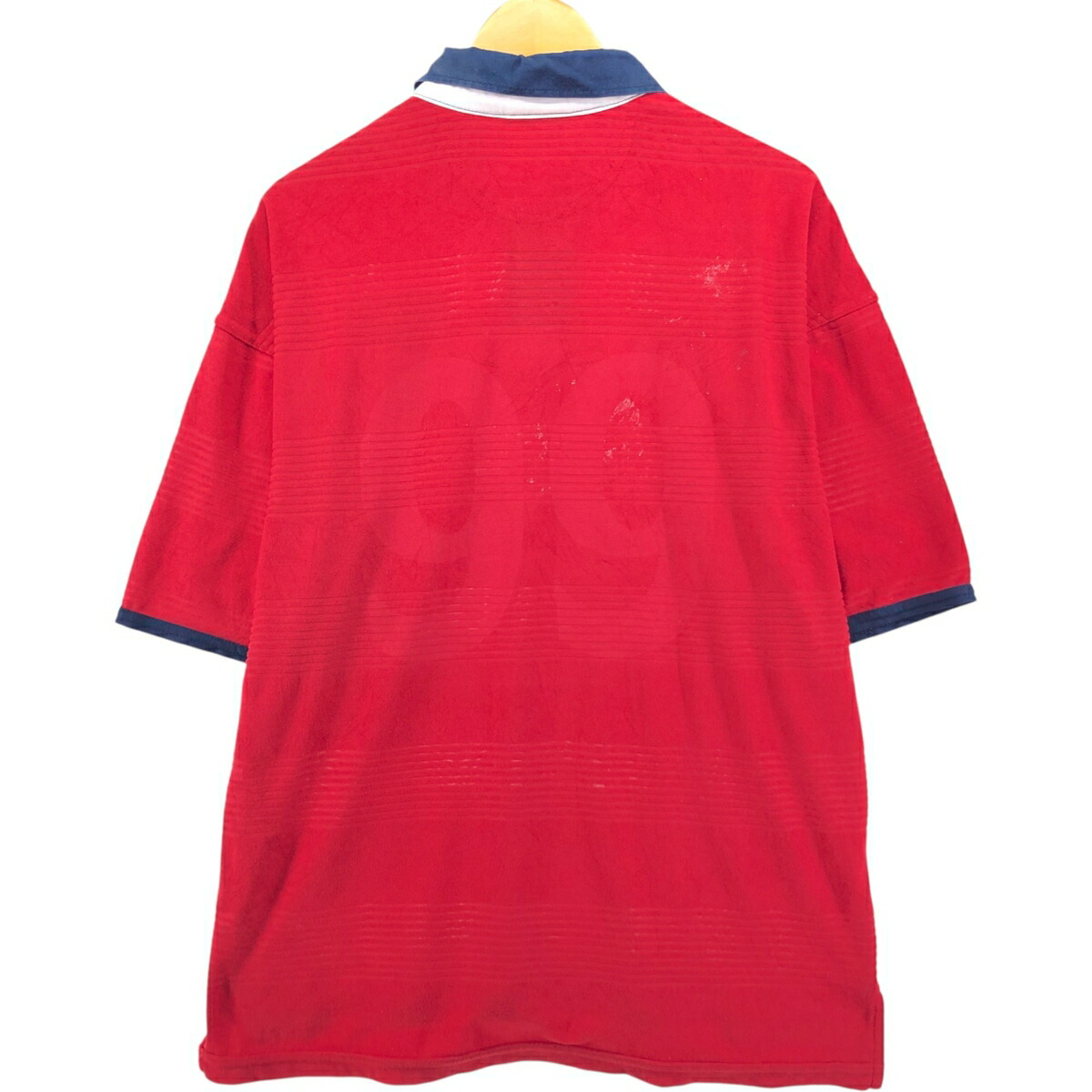 古着 90～00年代 アンブロ UMBRO イングランド代表 パイル地 襟付き