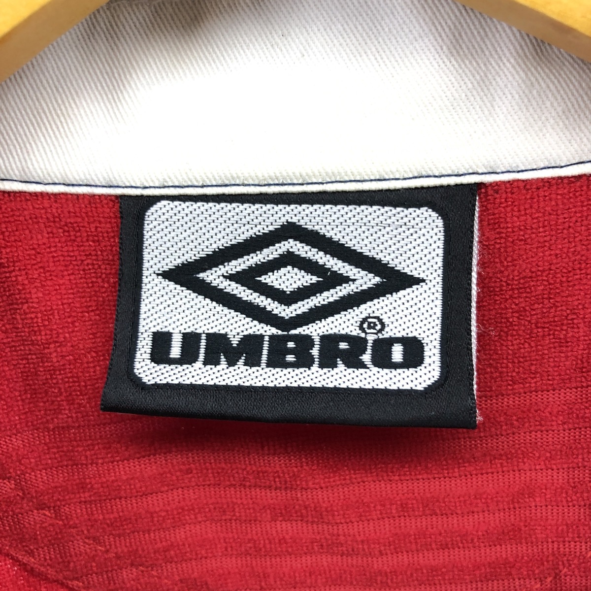 古着 90～00年代 アンブロ UMBRO イングランド代表 パイル地 襟付き