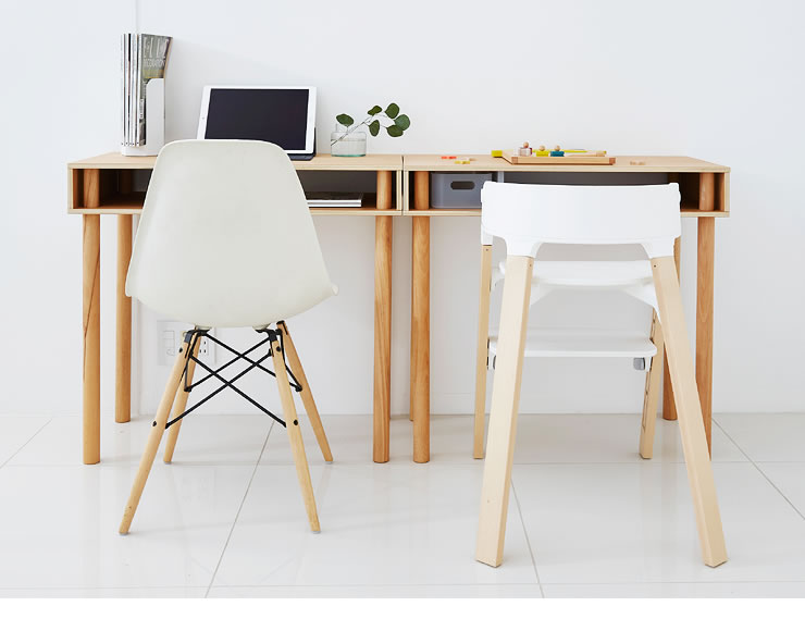 楽天市場】ideaco (イデアコ) コンパクトでスリムなデスクPLYWOOD