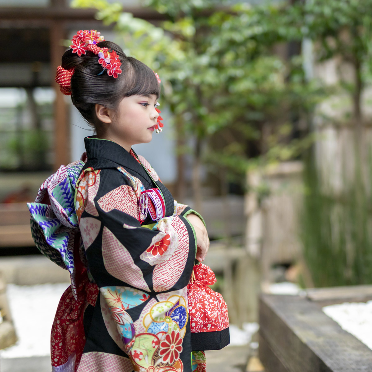 楽天市場】【レンタル】753 七五三 着物 7歳 フルセット 女の子