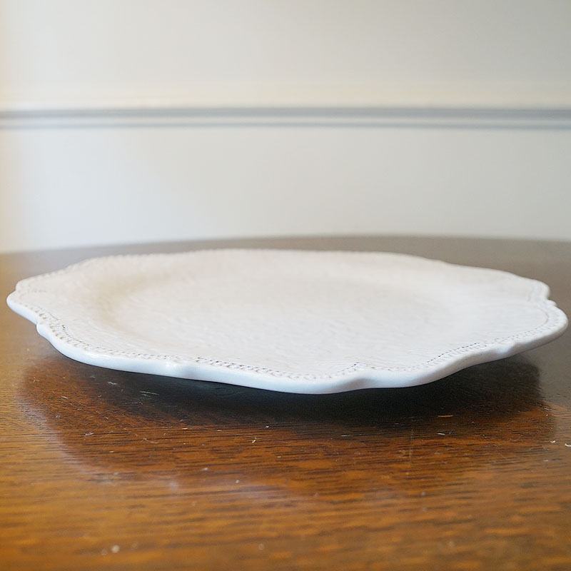 楽天市場】ラ セラミカ クリームレースプレート29cm お皿 イタリア製