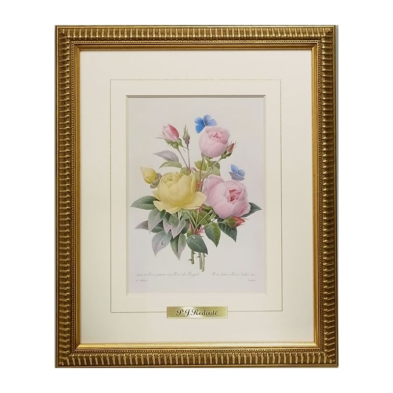 楽天市場】【スーパーセール価格】 絵画 インテリア ルドゥーテ ローズ