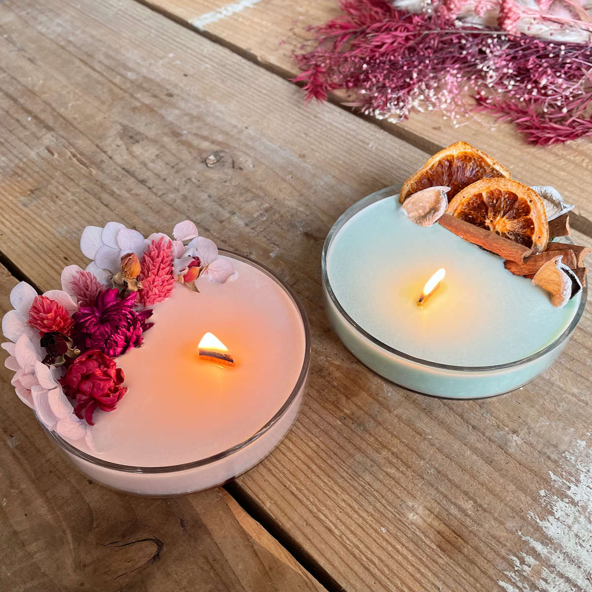 楽天市場】手作りキャンドル ソイキャンドルキット 木製芯付き