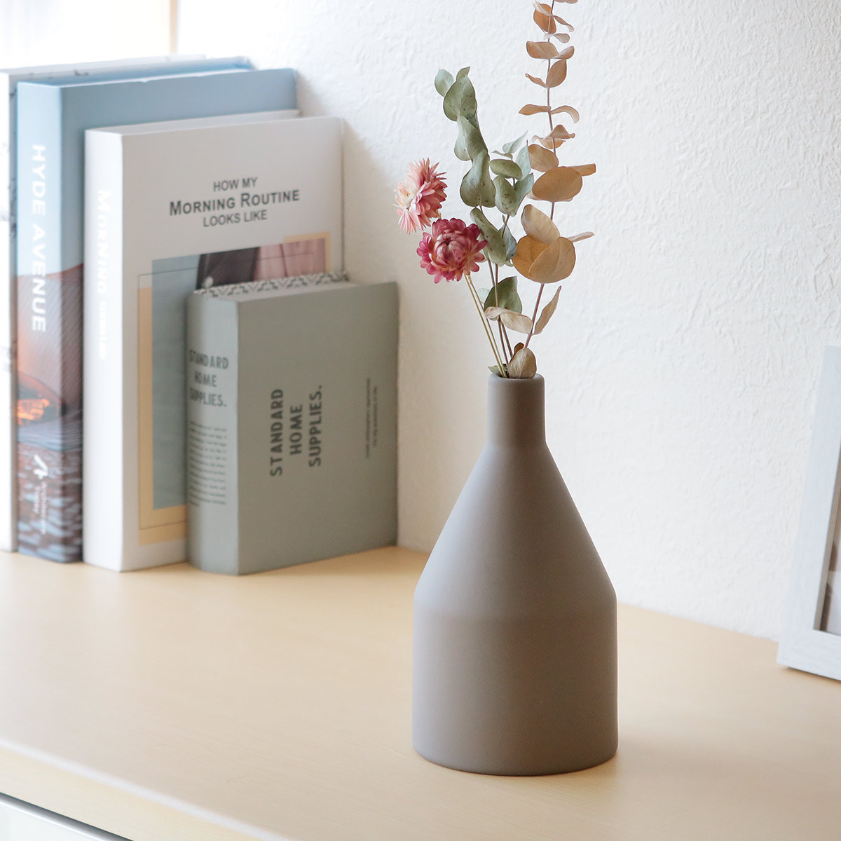 楽天市場】花瓶 Selene Gray （ 花びん 花器 ベース フラワーベース