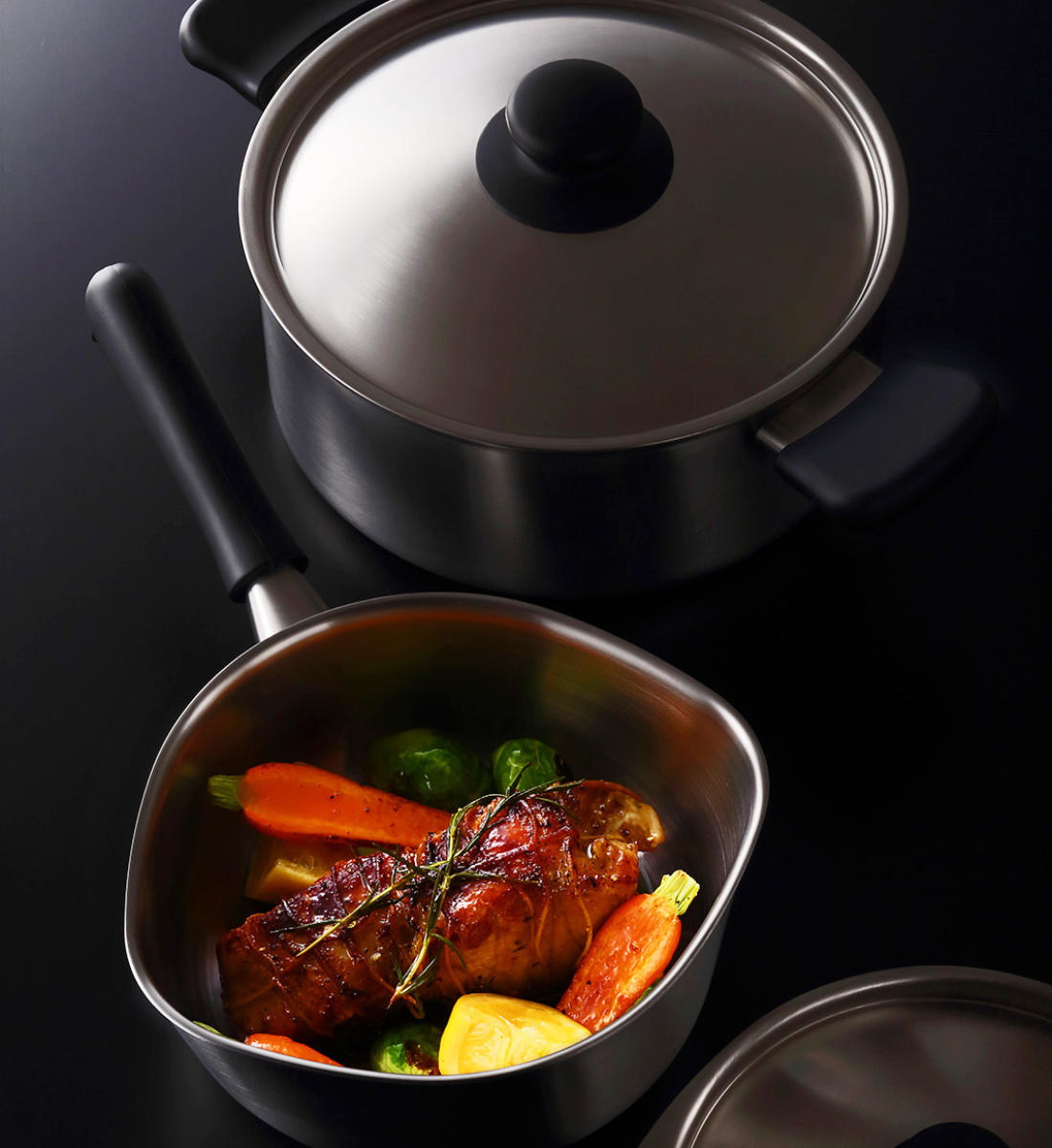 楽天市場】柳宗理 片手鍋 22cm IH対応 蓋付き ツヤ消しタイプ