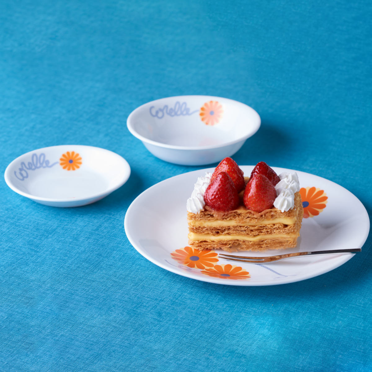 楽天市場】プレート 12cm CORELLE コレール オレンジマーガレット 強化