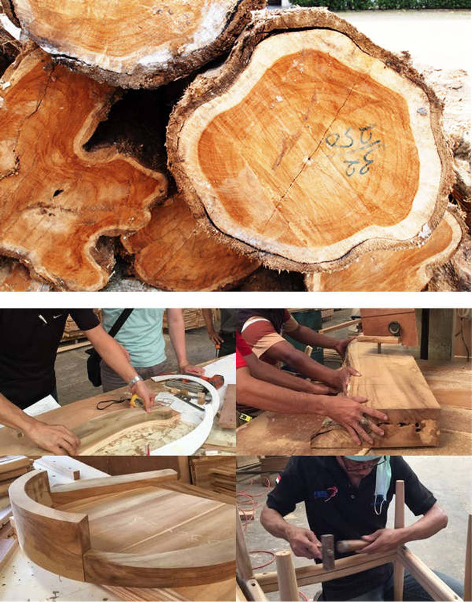 楽天市場】コンソールデスク ラタン チーク無垢材 KAGOME 100cm幅