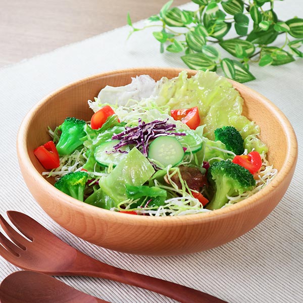 楽天市場】ボウル 23cm L サラダボウル 木製 皿 食器 洋食器 天然木