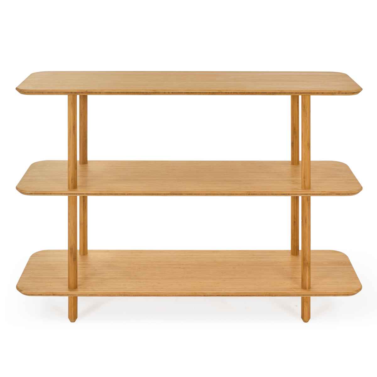 楽天市場】シェルフ 3段 幅120cm 竹製 （ ラック 日本製 オープン