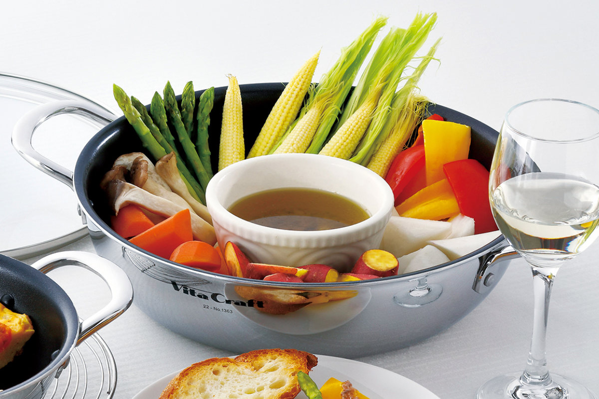 楽天市場】Vita Craft テーブルパン 26cm ガラス蓋付き 両手フライパン