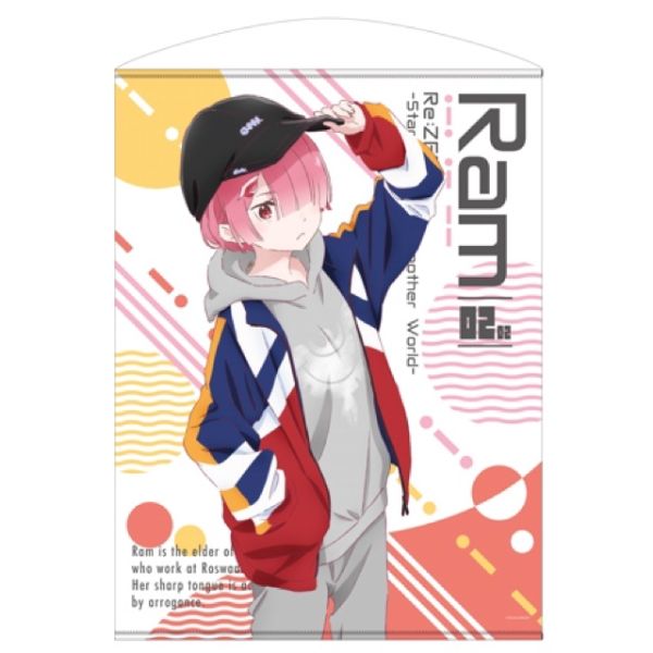 Re:ゼロから始める異世界生活 リゼロ ラム 100cmタペストリー