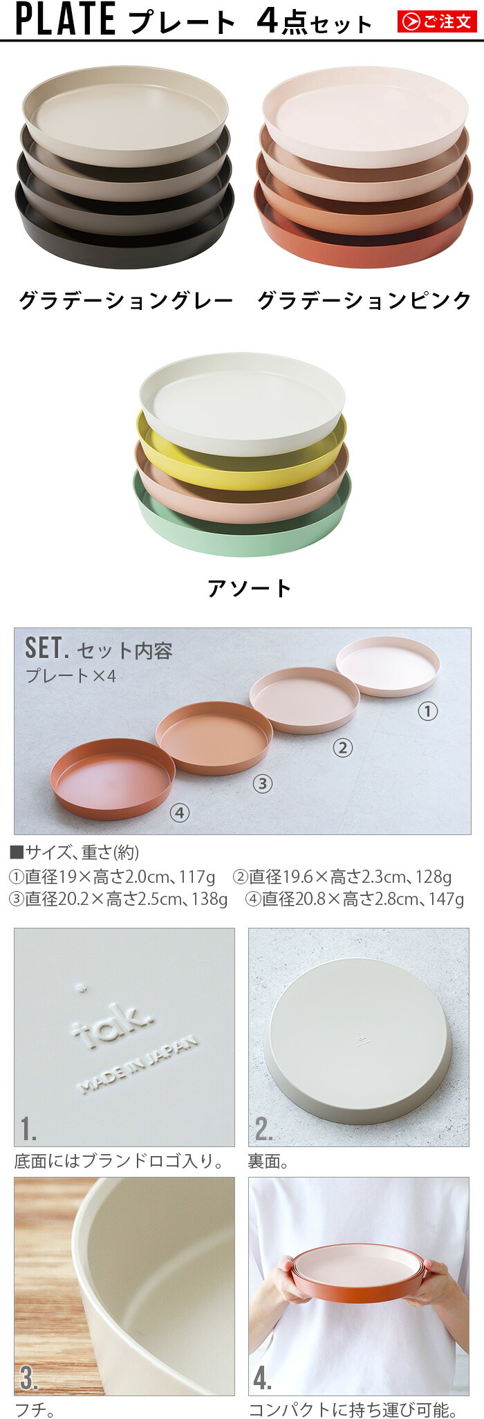 楽天市場】食器セット 食洗機対応 おしゃれ プレート セット 近代漆器