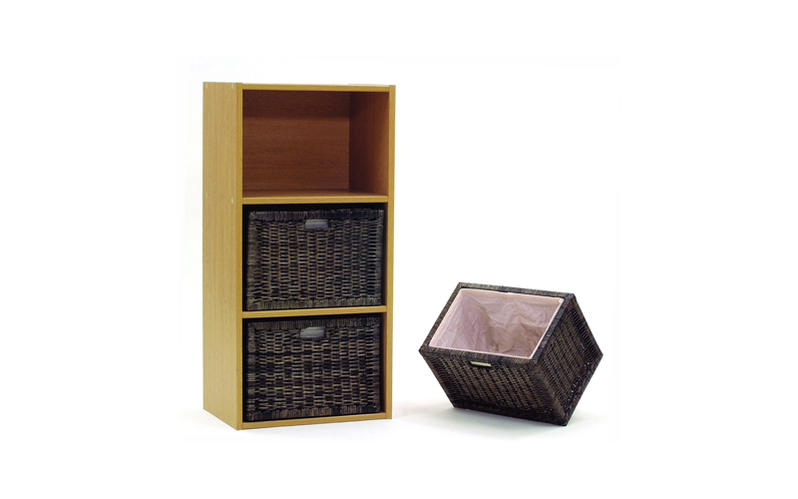 楽天市場】アジアン家具 収納ボックス ラタン バスケット 籐かご 3個