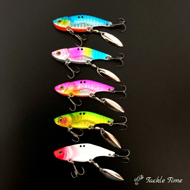 楽天市場】【送料無料】 メタルバイブ シーバス ルアー セット 13g 18g