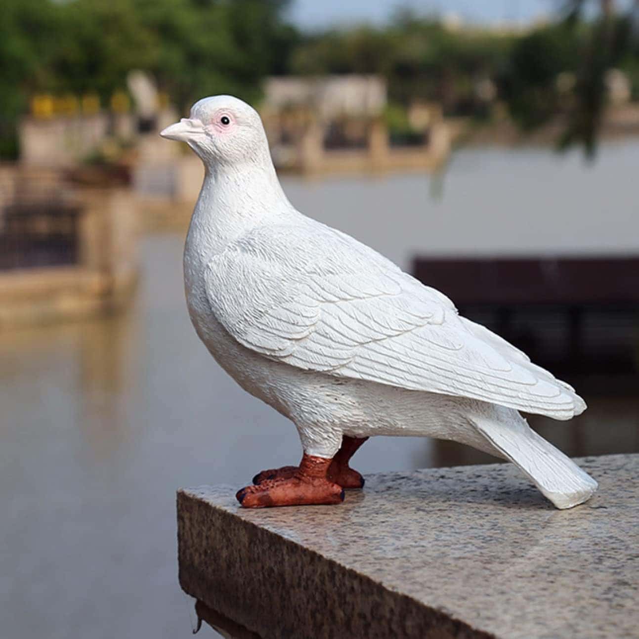 楽天市場】2羽セット 置物 おきもの 鳩 平和の象徴 動物 マスコット 鳥