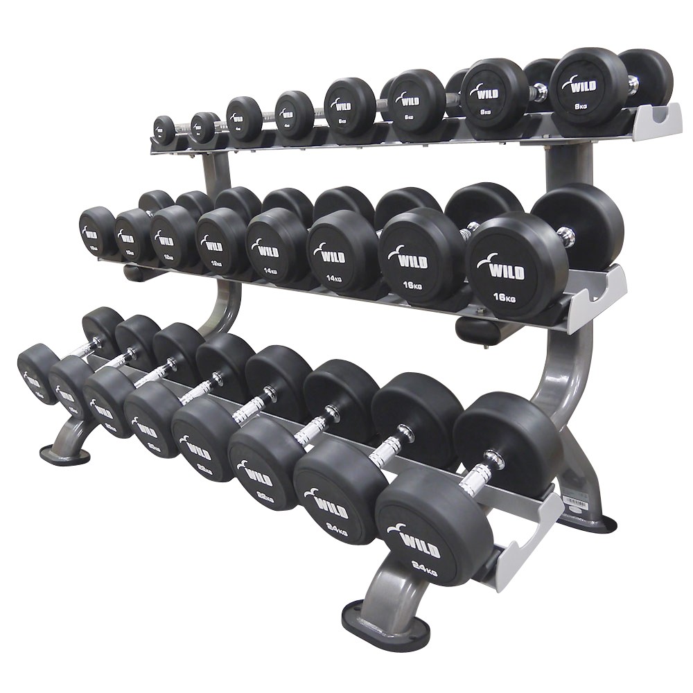 楽天市場】固定式 ダンベル 30kg WF 2本セット送料無料 ジムダンベル