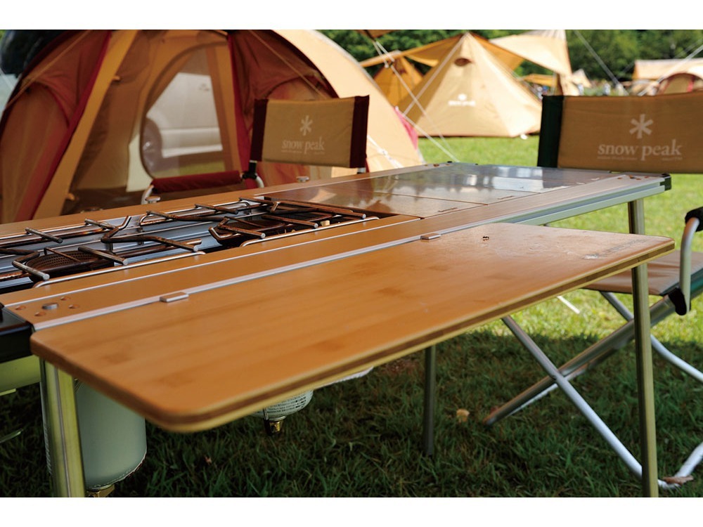 【廃盤品】スノーピーク ラウンジスライドトップ竹 CK-155T Snow Peak - 美品 廃盤 スノーピーク snowpeak ラウンジスライドトップ