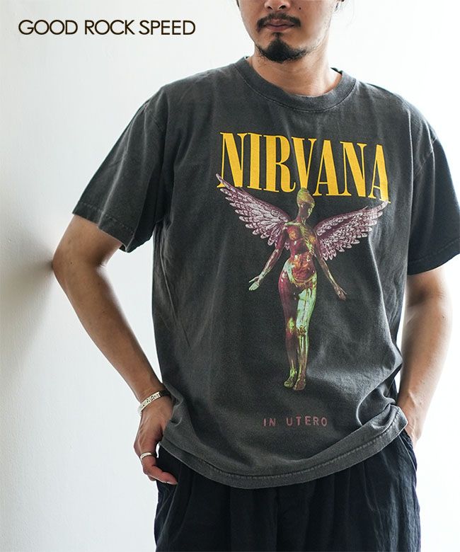 25nvn103w]GOOD ROCK SPEED(グッドロックスピード) IN UTERO T-SHIRT
