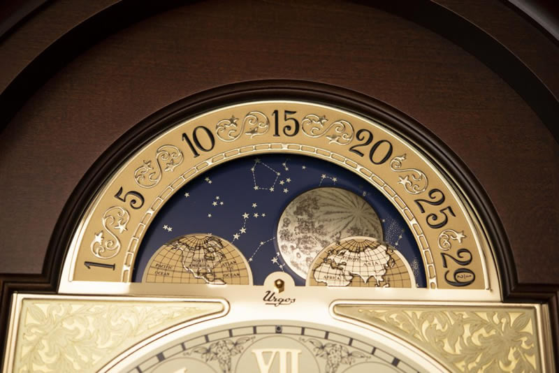 楽天市場】Urgos ウルゴス 柱時計 ホールクロック ドイツ製 HU1139N/TC