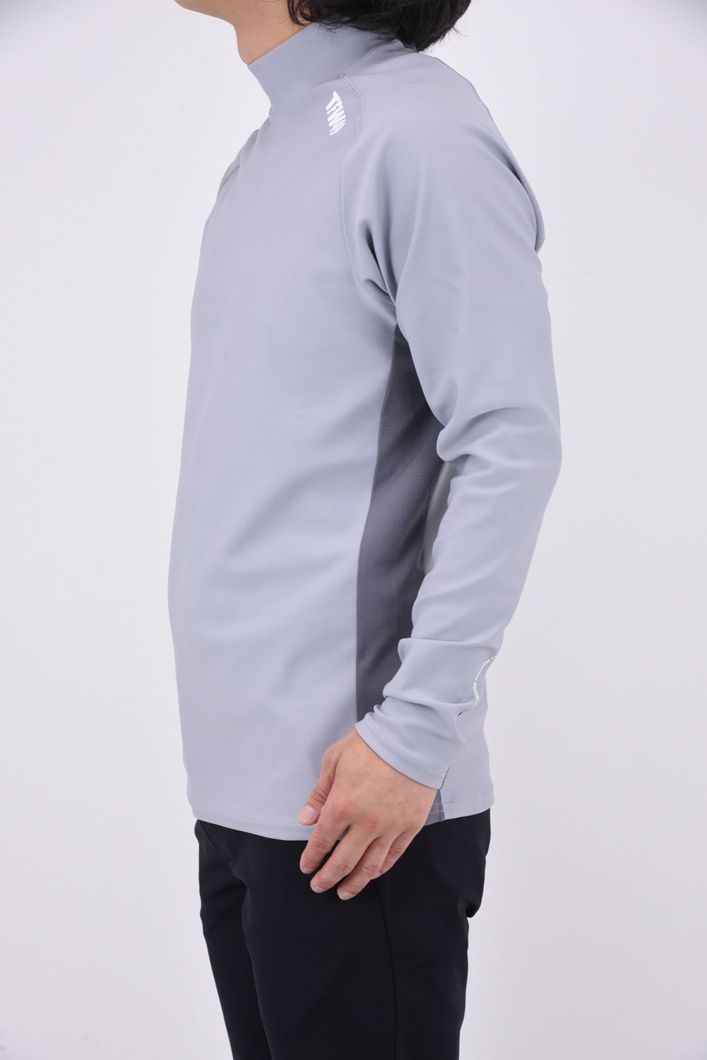 TFW49 - SIDE MESH MOCKNECK L/S T / サイドメッシュ モックネック