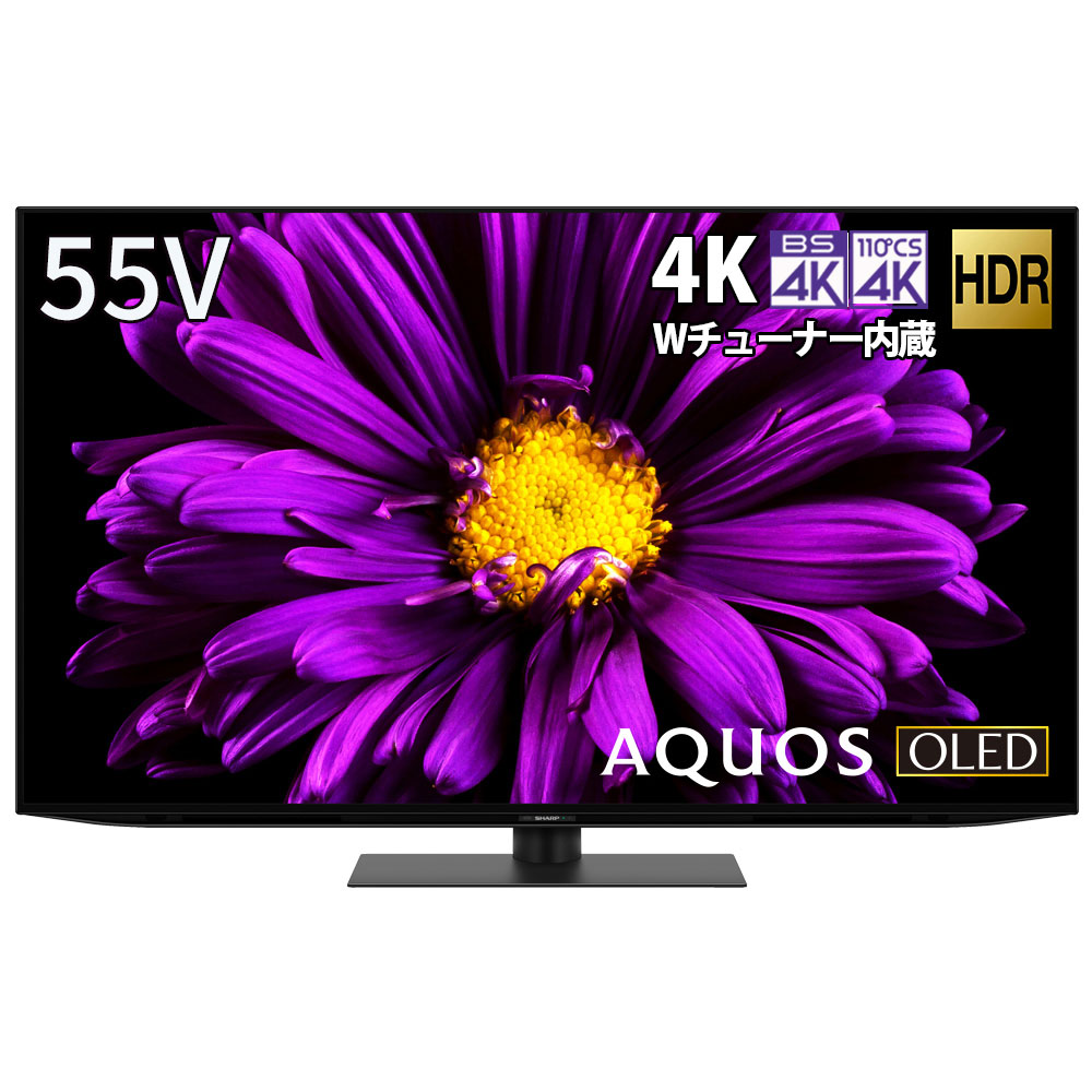 有機ELテレビ AQUOS（アクオス） 4T-C55DQ1 ［55V型 /Bluetooth対応