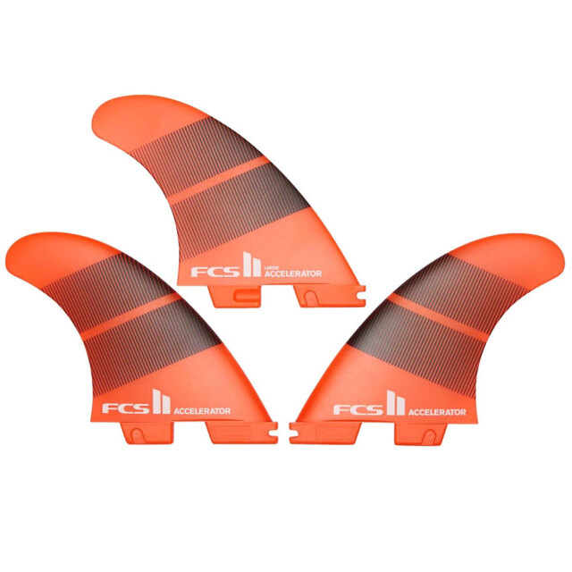 ショートボードフィン FCS2フィン アクセラレーター ラージ ネオグラス