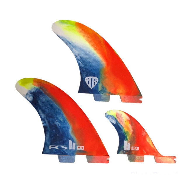FCS2 ショートボード用フィン マークリチャーズツイン+スタビライザー