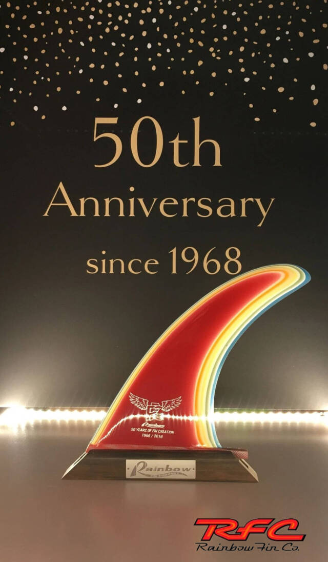 ロングボードフィン Rainbow fin Azul 6.5 レインボーフィン アズール