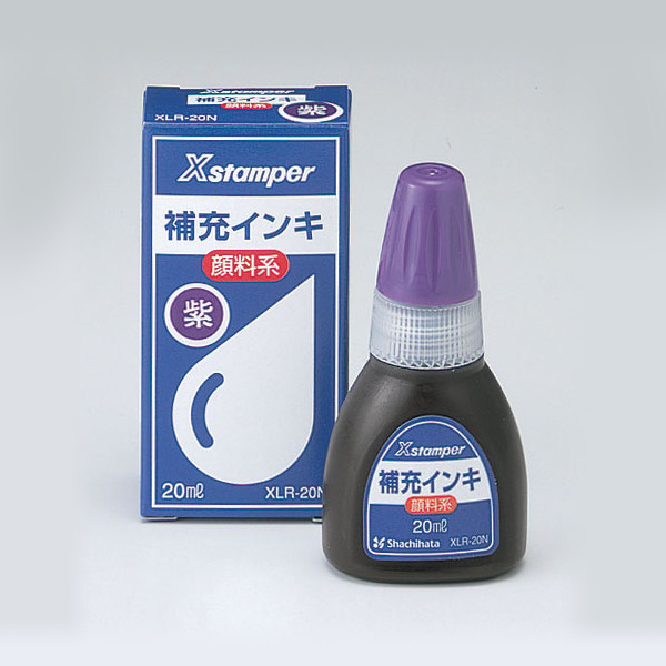 スペアインキ シャチハタ XLR-20N 紫｜ミドリ（91803356）｜ミドリ