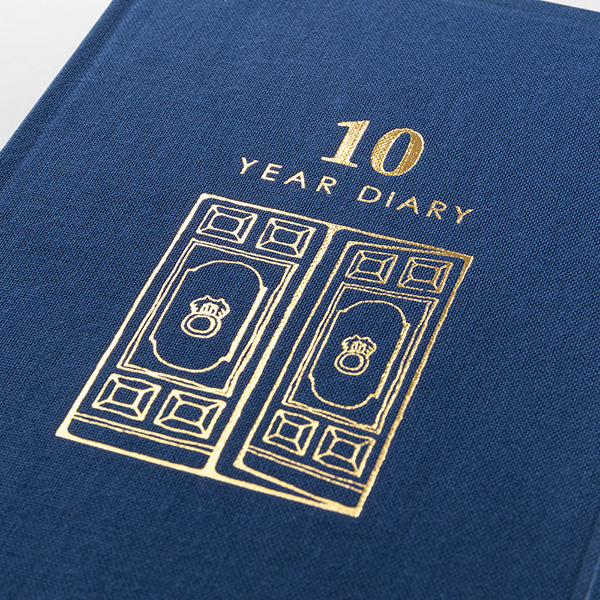 日記｜日記 10年連用 扉 紺（12397006）